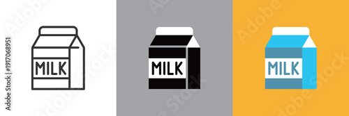 牛乳のアイコン