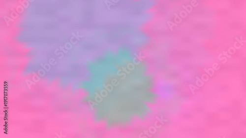 Abstract Pink and Teal Swirls Motion Background.
