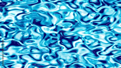 Abstract Blue Water Surface Ripples Texture Background.