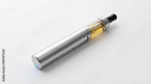 Electronic cigarette on white background