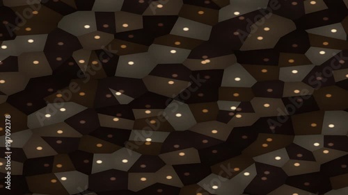 Abstract Dark Geometric Pattern with Subtle Light Reflections.