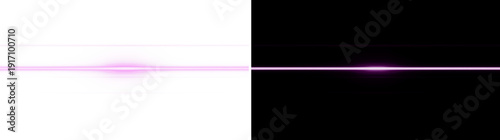 Abstract diagonal pink neon light streak with glowing laser beam lens flare effect and futuristic energy motion