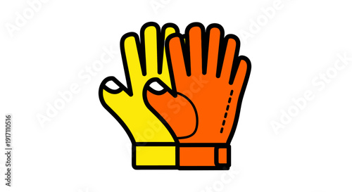 Colorful Gloves for Hand Protection.