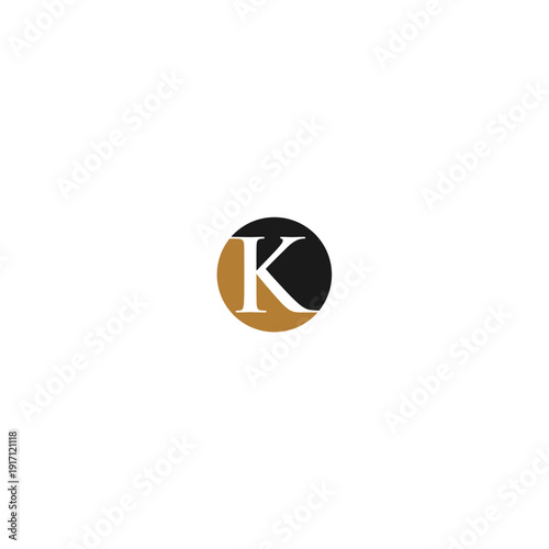 Creative, modern, elegant, trendy, unique, and artistic K letter icon logo design template. Creative K initial symbol.