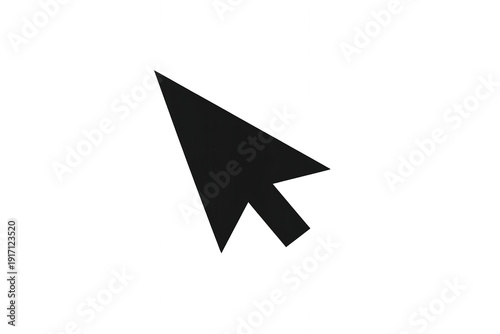 Free Download Black mouse pointer icon representing digital navigation and selection, useful for ui design elements. Transparent background included - GFXLoad
