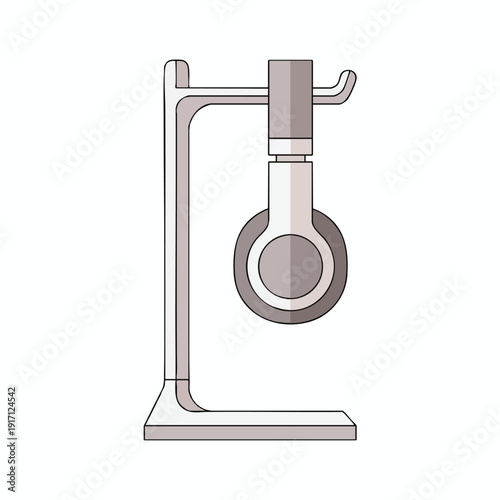 Modern Stethoscope on Stand Medical Equipment for Healthcare Professionals