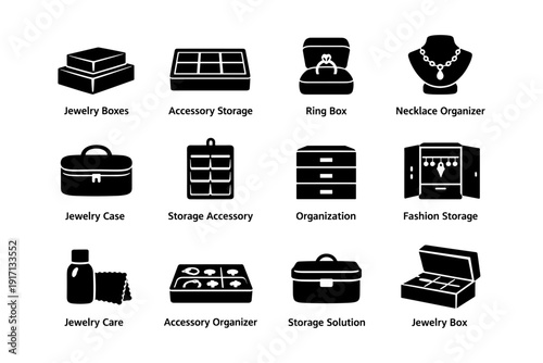 Jewelry storage solutions: boxes, cases, and organizers for accessories