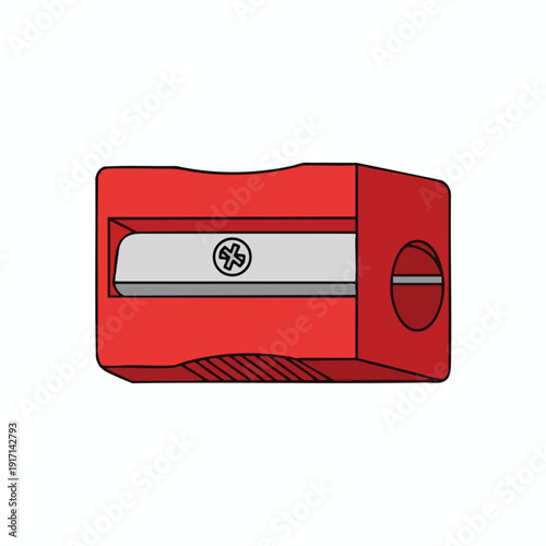 Modern Red Automated External Defibrillator AED Device for Emergency Preparedness