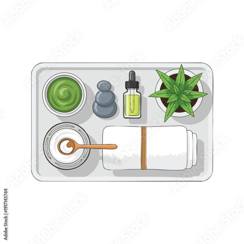 Spa and Wellness Essentials Kit with Skincare Products and Aromatherapy Tools