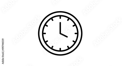 Clock icon vector
