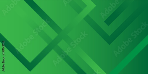 Green abstract background with geometric shapes gradient color for presentation design. Suit for business, corporate, institution, conference, party, festive, seminar, and talks.