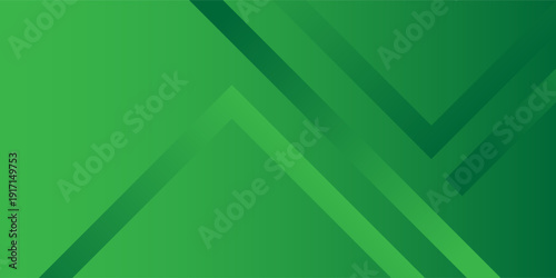 Green abstract background with geometric shapes gradient color for presentation design. Suit for business, corporate, institution, conference, party, festive, seminar, and talks.