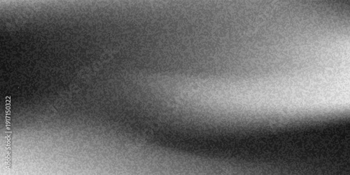 abstract black background with a grainy texture (noise) and gray gradients creates a serene, Moody or Noir, serious, and minimalist atmosphere.