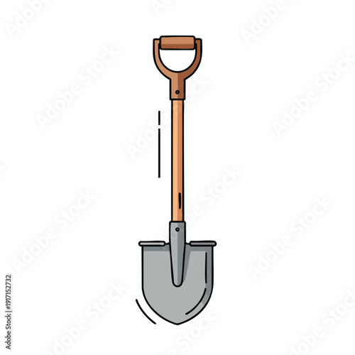 Modern Garden Shovel for Landscaping and Outdoor Gardening Tasks