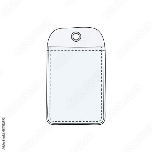 Simple Digital Badge Holder with Lanyard for Events and Conferences