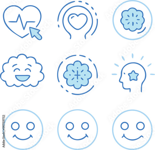 Brain With Gear Icons, Cognitive Process Psychology Concept