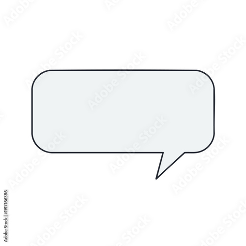 Modern Digital Communication Concept with Speech Bubble Illustration