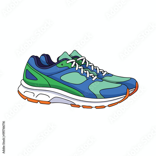 Modern Athletic Running Shoe for Active Lifestyle and Fitness Enthusiasts