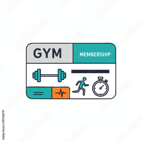 Gym Membership Card Design