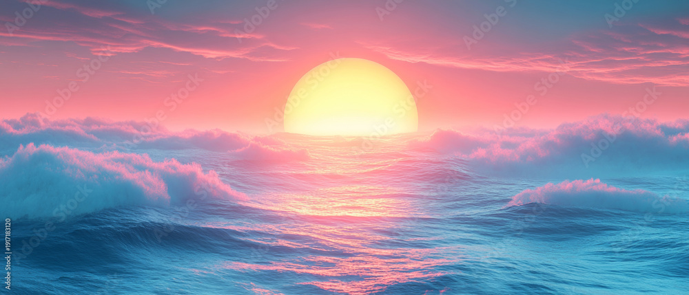 Fototapeta premium sea at sunrise