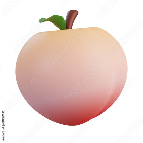 peach-fruit-icon-3d