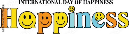 Celebrate International Day of Happiness with Colorful and Joyful Designs