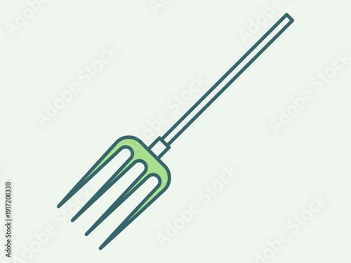 Pitchfork icon. Agriculture icon design. Simple filled and outline icon. Vector icon.