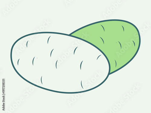 Potatoes icon. Agriculture icon design. Simple filled and outline icon. Vector icon.
