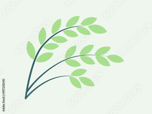 Rice icon. Agriculture icon design. Simple filled and outline icon. Vector icon.