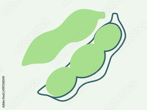 Soybean icon. Agriculture icon design. Simple filled and outline icon. Vector icon.