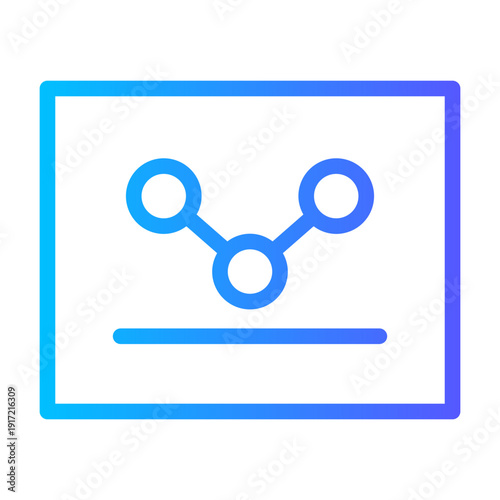 analytics gradient icon