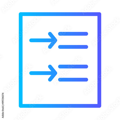 report gradient icon