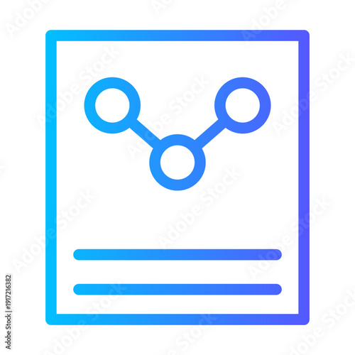 analytics gradient icon
