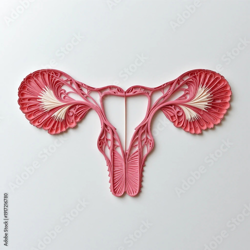 ovary paper art 
