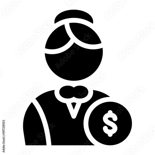 money glyph icon