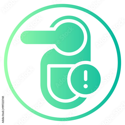 warning gradient icon