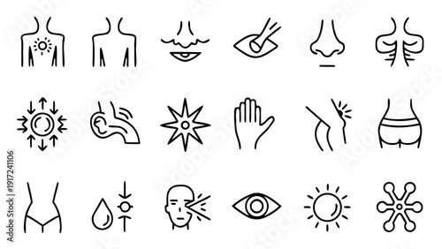 Single outline icon depicting a human leg with a highlighted knee joint, representing knee pain, injury, or discomfort, related to sports or medical issues.