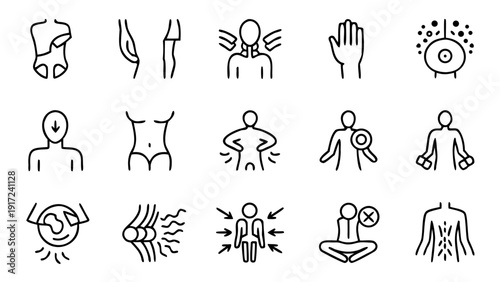 Single outline icon showing a human arm with a highlighted elbow joint, signifying elbow pain, injury, or discomfort, often sports-related or medical.