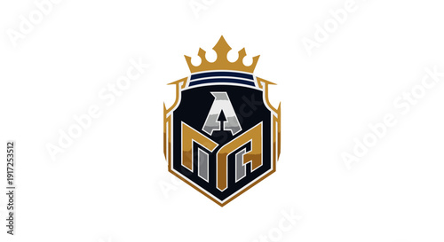 Shield icon with crown symbolizing protection and royalty.