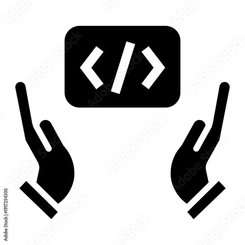 software development Solid icon