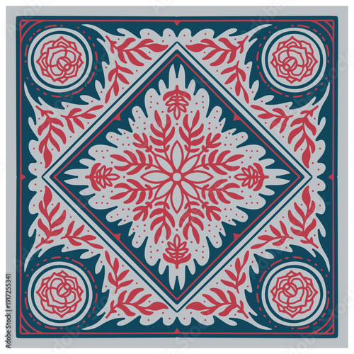 bandana design vector scarf illustration