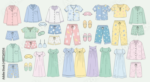 Collection of Cute and Comfortable Pajamas for Sweet Dreams.