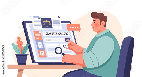 Legal Research Pro Online Platform for Professionals and Students Searching Information