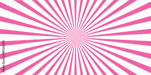Dark Hot Pink color and white color Sunburst for the background. flag of japanese. The rising sun.