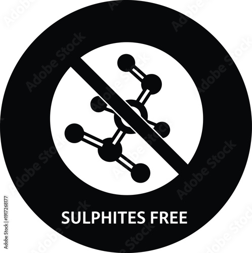 Sulphites Free Icon: Essential for Health Conscious Consumers and Organic Products