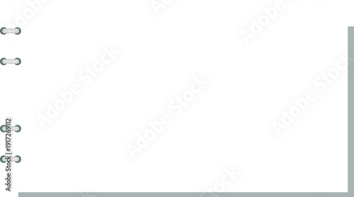 메모 노트 타이틀 프레임 문서 양식 벡터