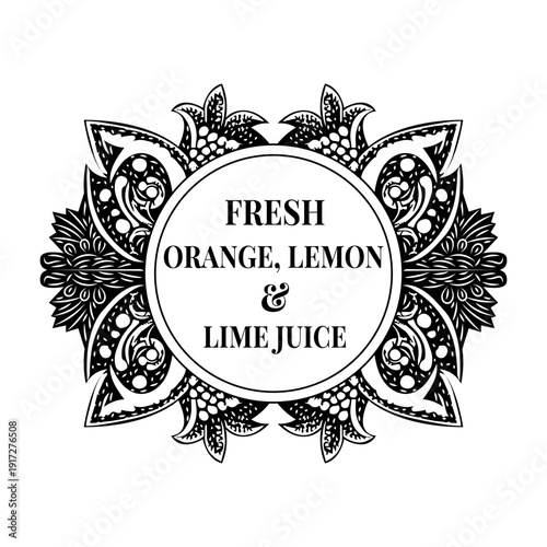 A vintage style illustration showing espresso beans

