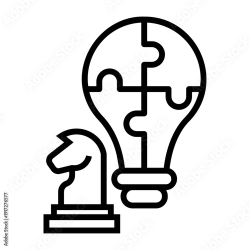 critical thinking Line Icon