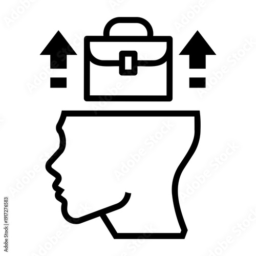 critical thinking Line Icon