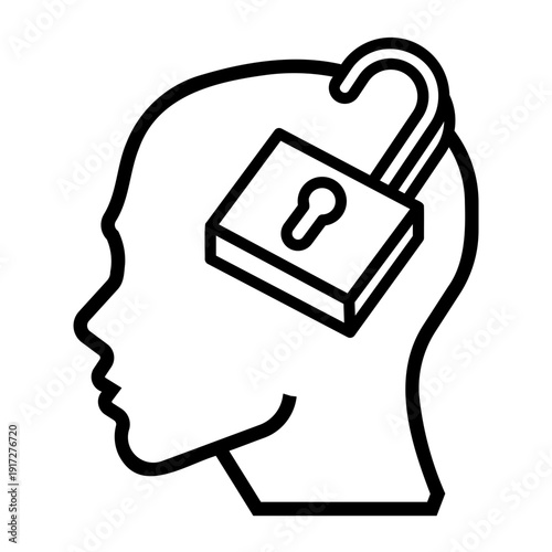 critical thinking Line Icon